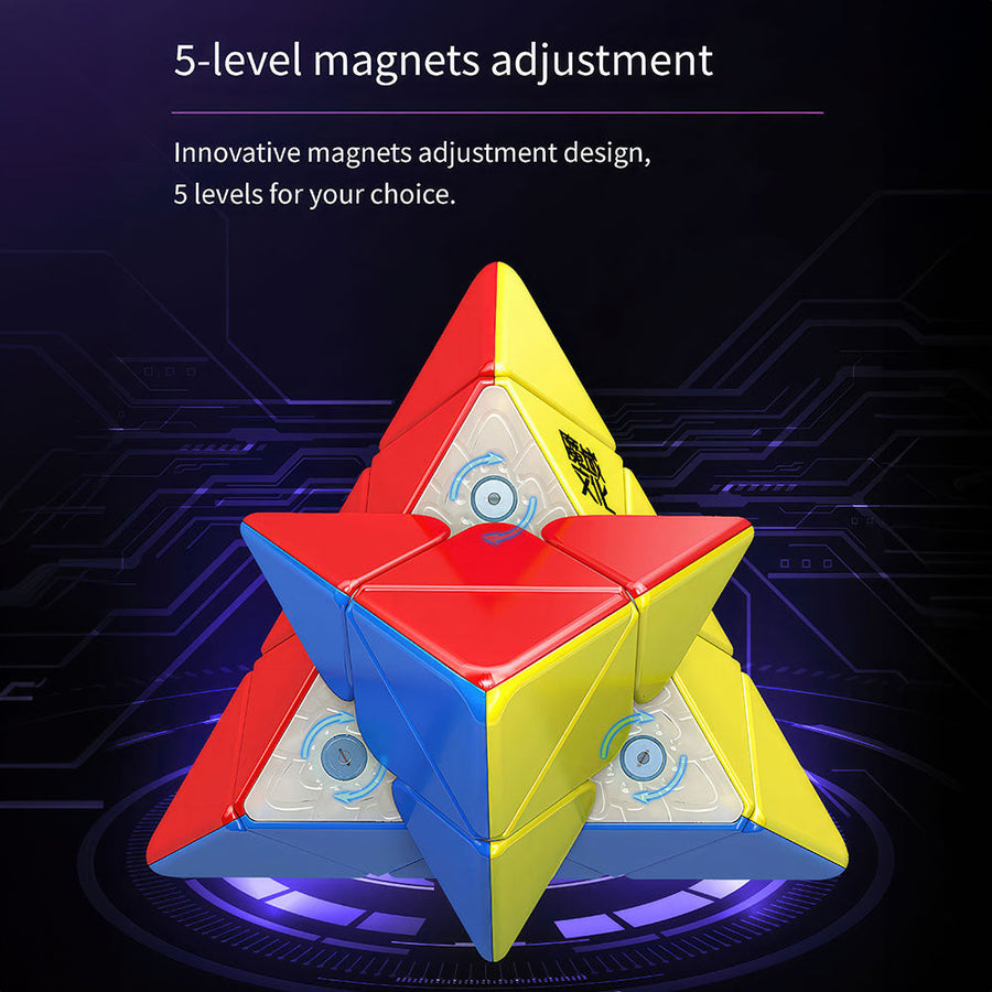 Pyraminx MoYu Weilong Magnétique — vue 3