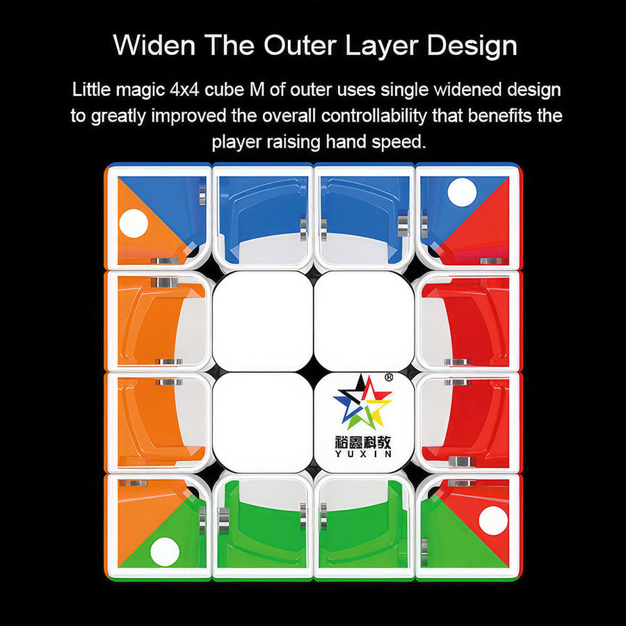Rubik’s Cube 4x4 YuXin Little Magic Magnétique – vue 3