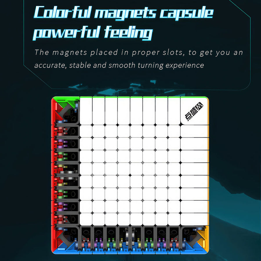 Rubik’s Cube 10x10 DianSheng Galaxy Magnétique – vue 4