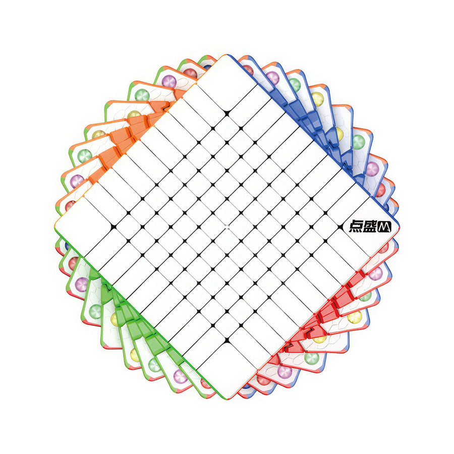 Rubik’s Cube 10x10 DianSheng Galaxy Magnétique – vue 2