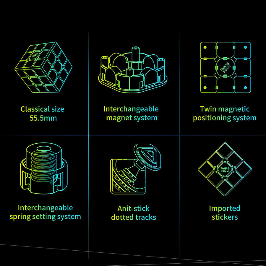 Cube 3x3 QiYi Valk 3 M Élite — vue 4