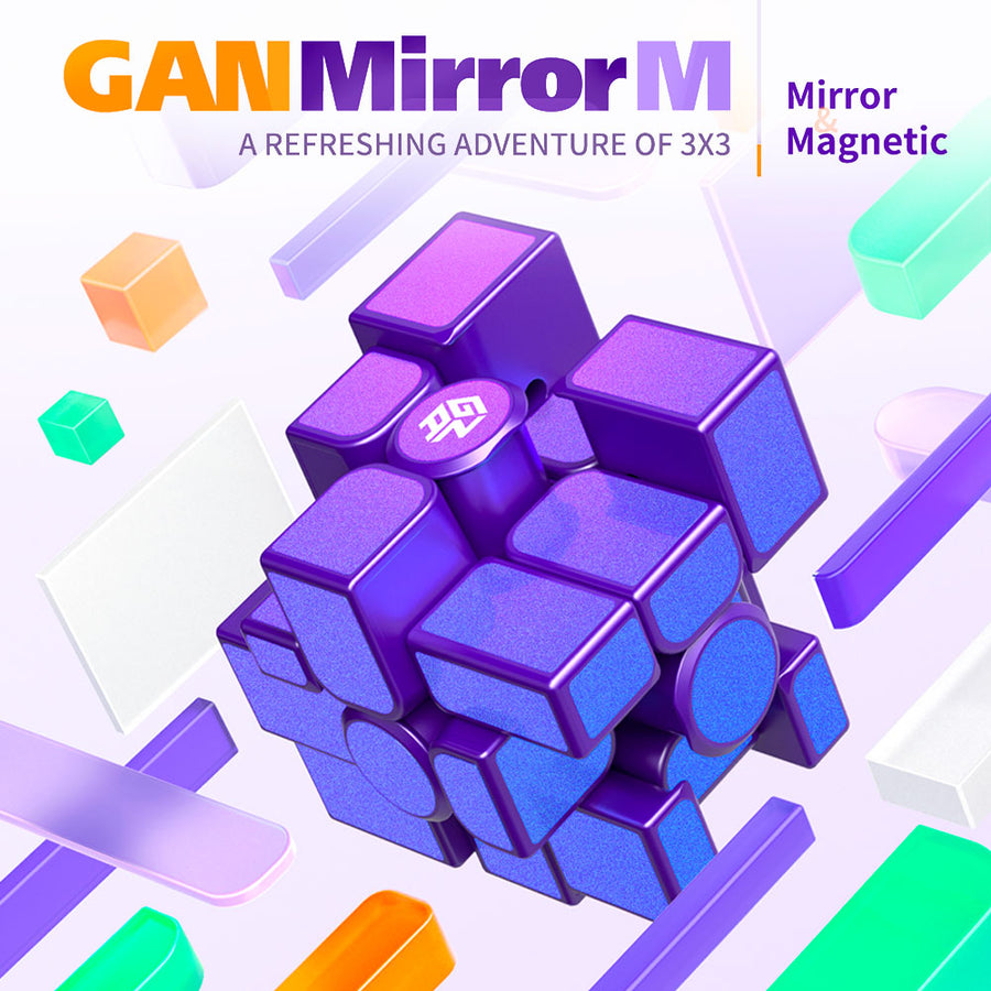 Cube miroir 3x3 GAN Magnétique Starlight Purple — vue 3