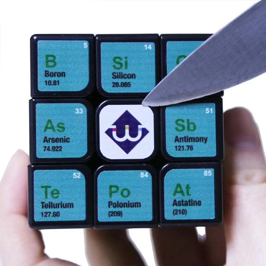 Professional Cube 3x3x3 5.6CM Speed For Magic Cube Chemical Element Periodic Table 3rd-order Cube Learning Formula Education Toy