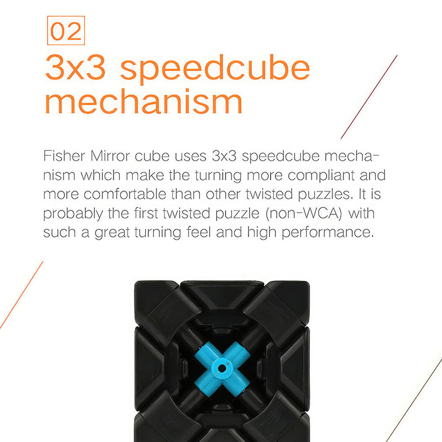 Rubik’s Cube Mirror Fisher – vue 4