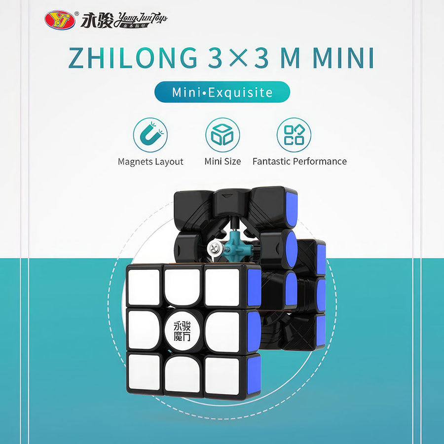 Cube magnétique 3x3 YJ Zhilong Mini — vue 3