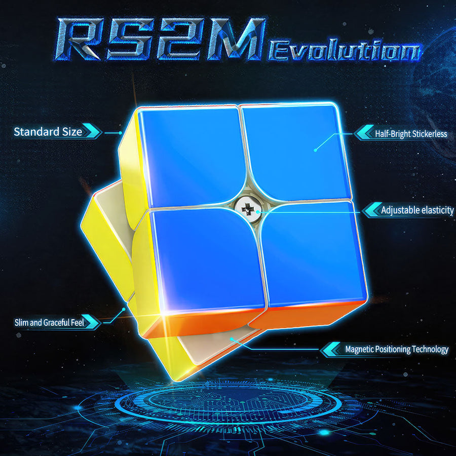 Rubik’s Cube 2x2 MoYu RS2 M Evolution – vue 2