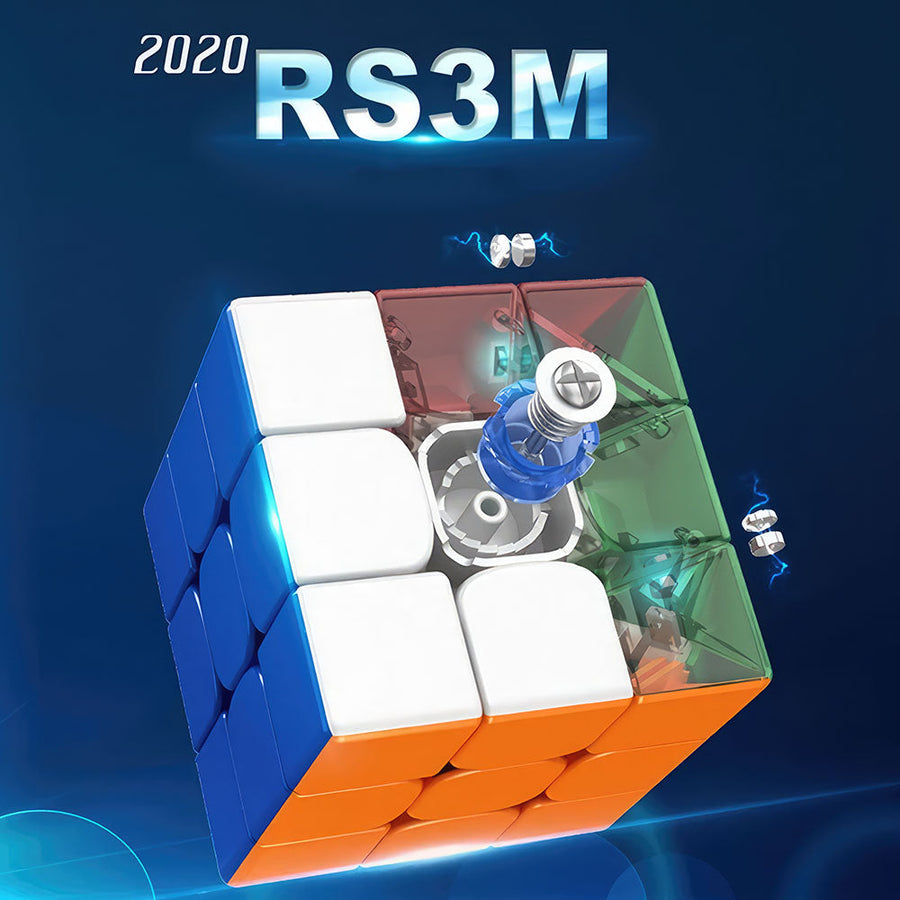 Rubik’s Cube 3x3 MoYu&nbsp;RS3M&nbsp;2020 Magnétique – vue 3