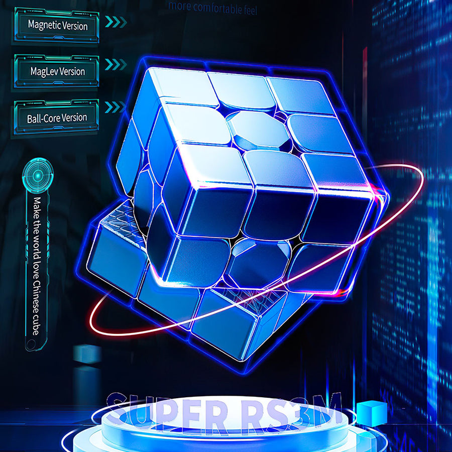 Cube magnétique 3x3 Moyu Super RS3M — vue 2