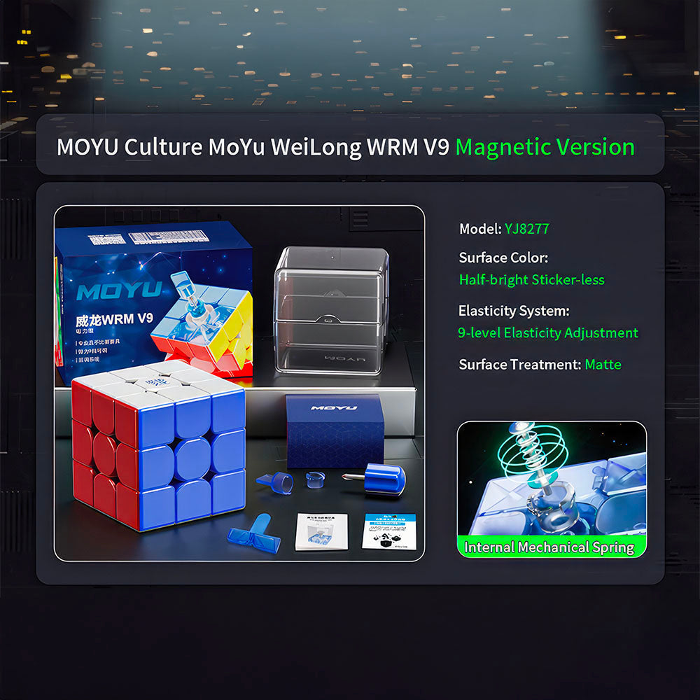 Rubik’s Cube 3x3 MoYu Weilong WRM V9 – vue 3