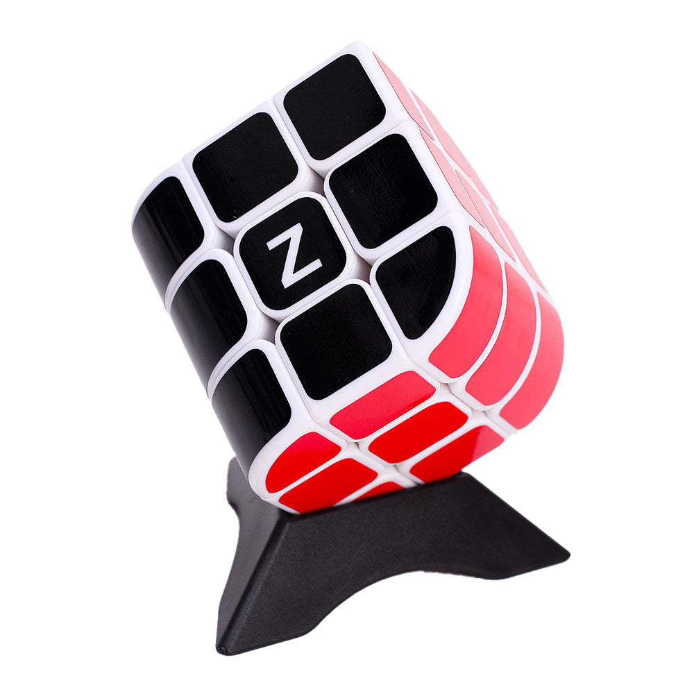 Cube 3x3 arrondi avec socle