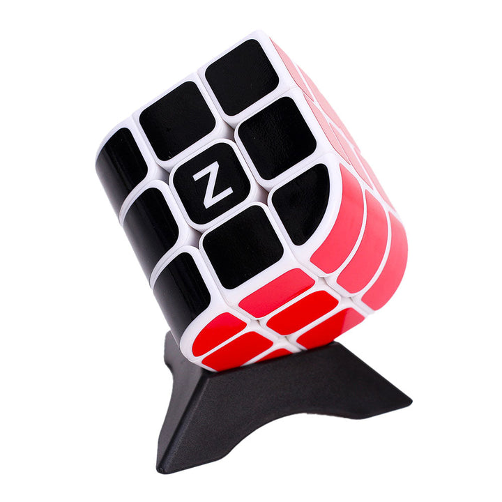 Cube 3x3 arrondi avec socle