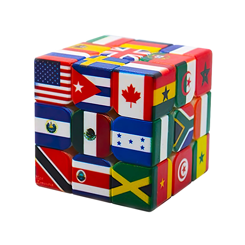 Rubik Cube Drapeau — vue 1