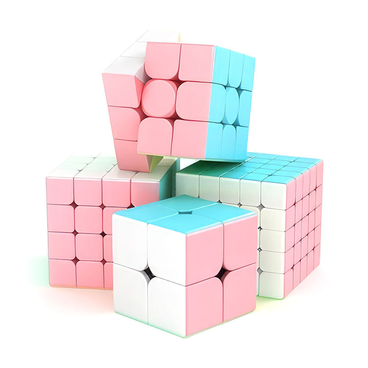 Cubes pastel Macaron — formats 2x2 à 5x5 — vue 1