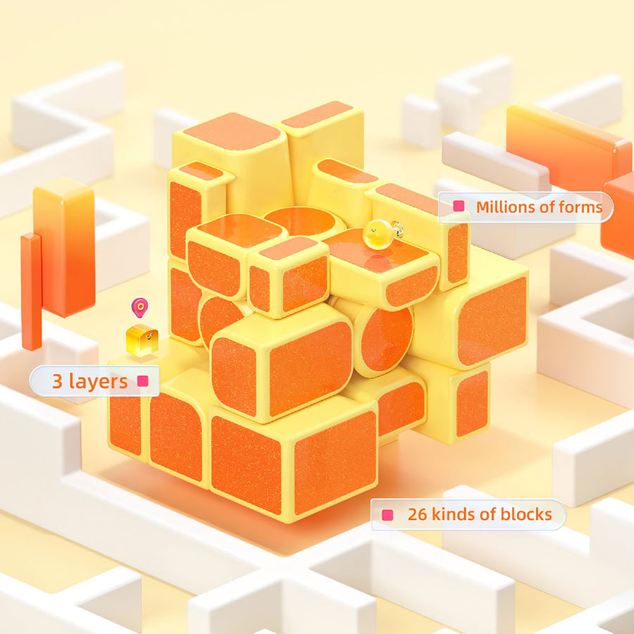 Cube GAN Monster GO Miroir — vue 3