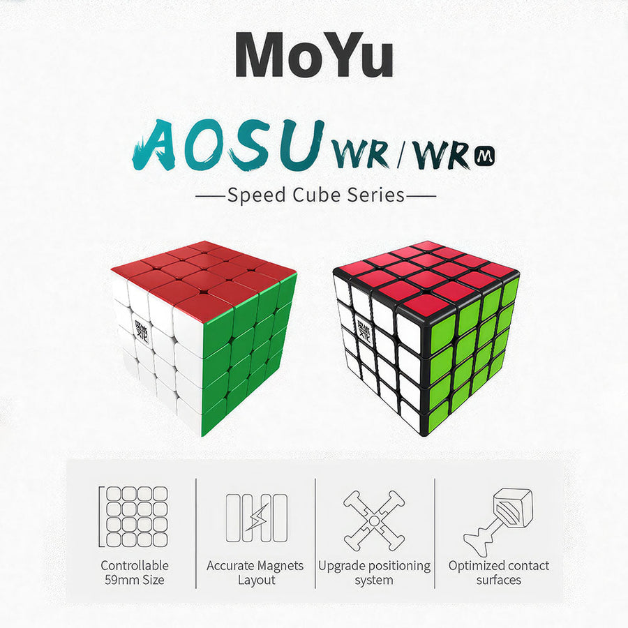 Rubik’s Cube 4x4 MoYu Aosu WR M – vue 4