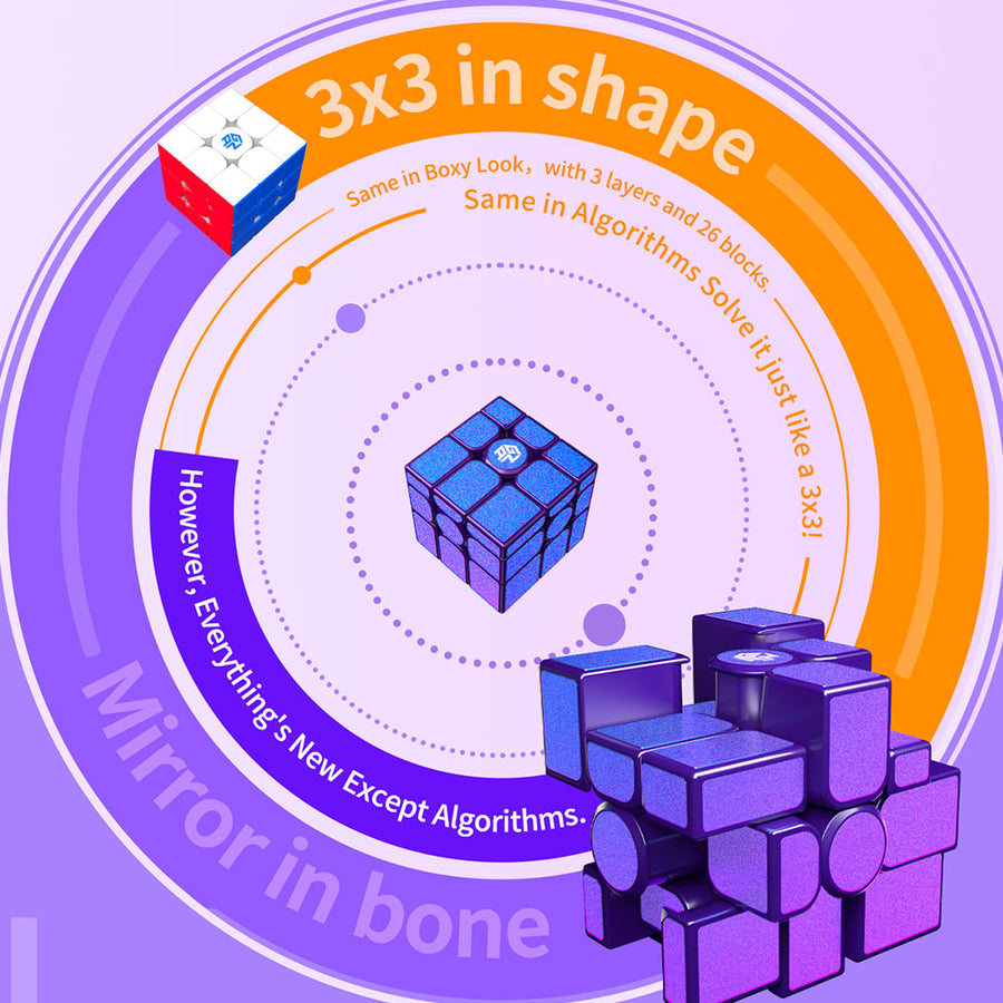 Rubik's Cube Miroir 3x3 GAN