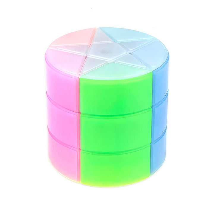 Cube casse-tête YongJun Cylindre Arc-En-Ciel — vue 1