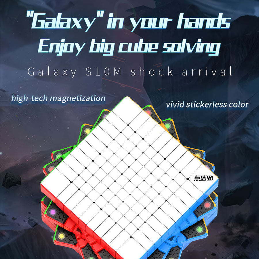 Rubik’s Cube 10x10 DianSheng Galaxy Magnétique – vue 3
