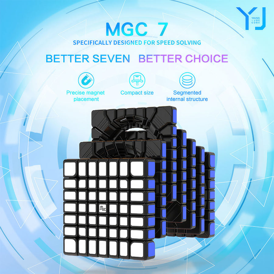 Rubik’s Cube 7x7 YJ MGC Magnétique – vue 2