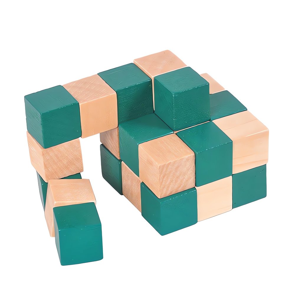 Cube en Bois — vue 1