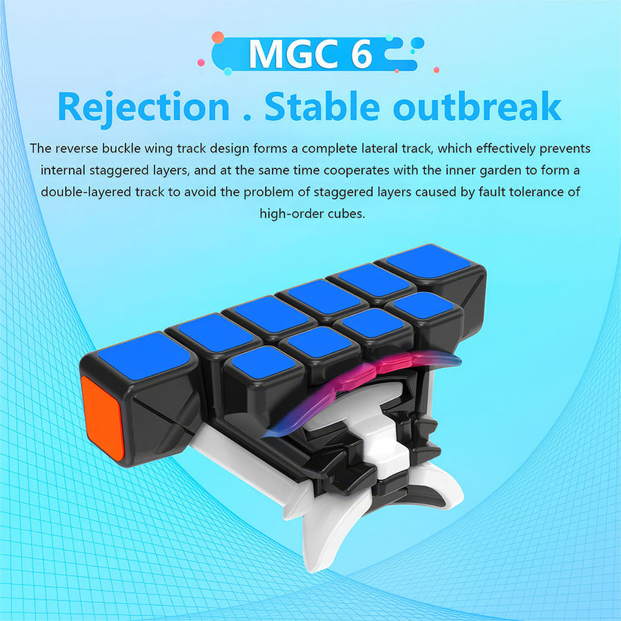 Rubik’s Cube 6x6 YJ MGC Magnétique – vue 4