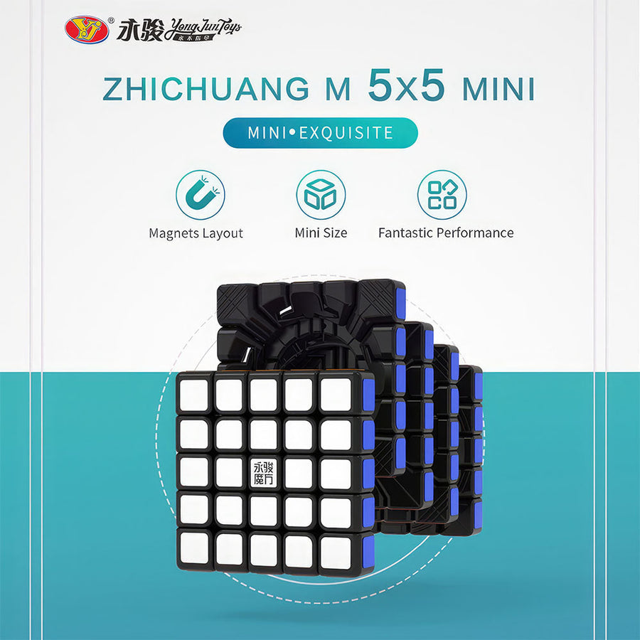 Rubik’s Cube YJ Zhilong Mini 5x5 M – vue 3